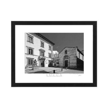 Photo printed on Paper - Fine Art - Canvas - Lucca Poster Chiesa di Santa Giulia Luigi (Ridolfo) Boccherini